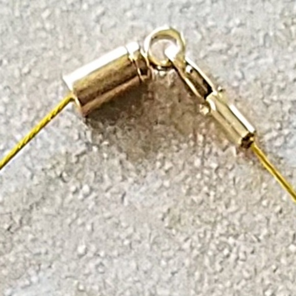 Heart Rhinestone Necklace 18” - Picture 3 of 3